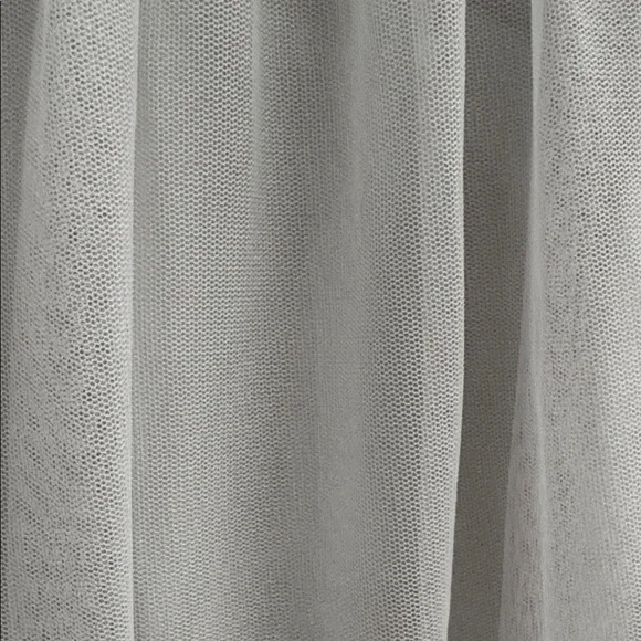 Elegant Gray Women's Tulle Skirt - Picture 2 of 7